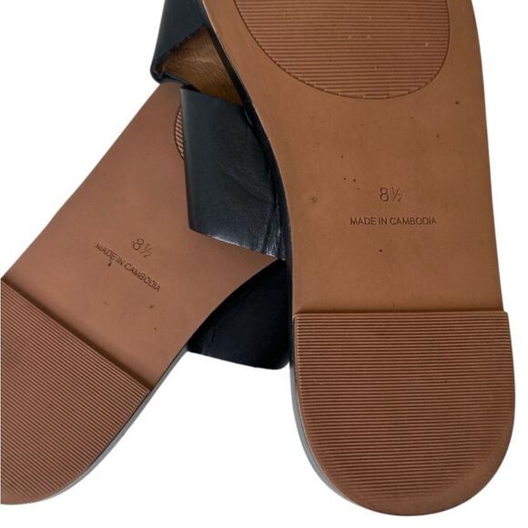 MADEWELL Black Crisscross Slide Sandals - Picture 9 of 10